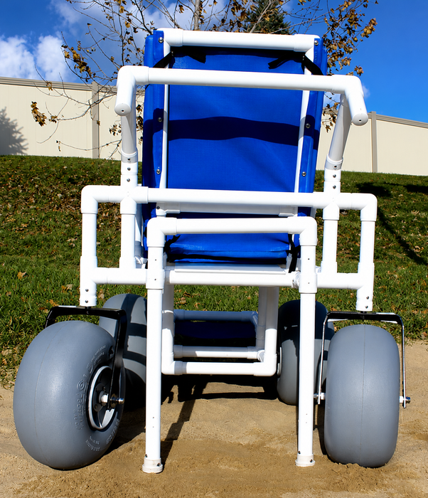 Aquatrek2 Beach and Trail Wheelchair 350lbs Capacity and Trail Wheelchair for Sand Grass and All Terrain Use Adjustable Break Bars Image