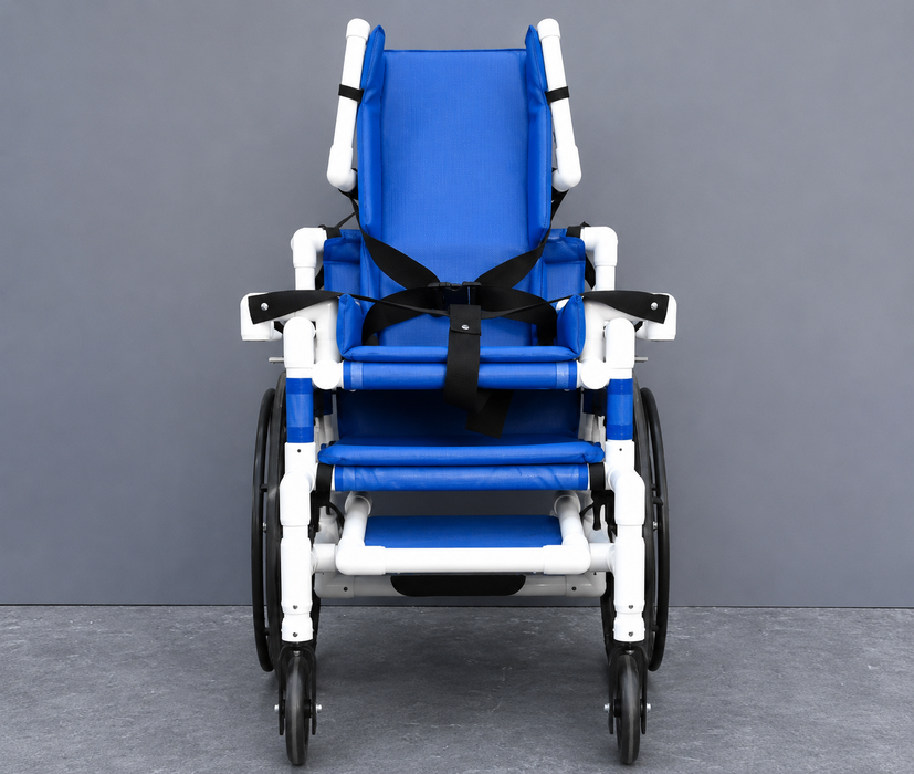 Aquatrek2 High Rise Child Adapter With Elevated Seating Position Durable Frame Comfortable Large Rear Wheels And Pediatric Mobility Design Front View Image
