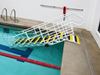 Aquatrek2 Standard Access Pool Steps 12 Ft Deep Standard Access System 30 Inch Wide With Safety Rails  Non Slip Pool Steps Handrails Image