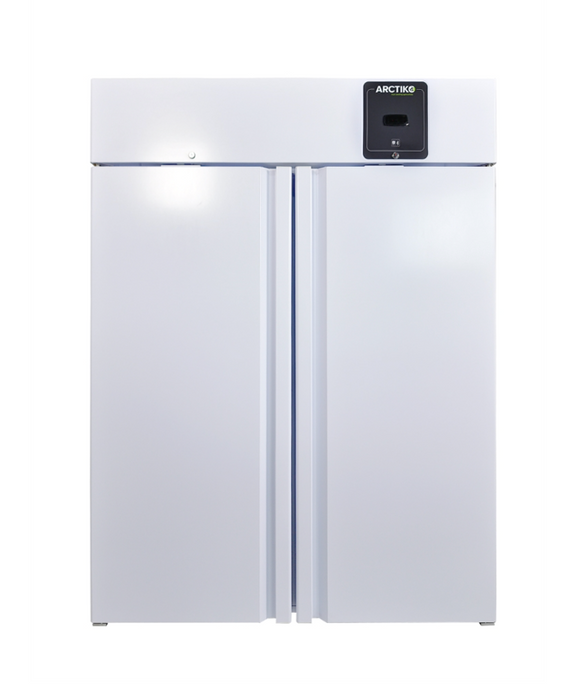 Front View Arctiko LF 1350 Large Double Door Biomedical Freezer High Capacity, Energy Star Certified, Secure and Eco-Friendly Storage Solution