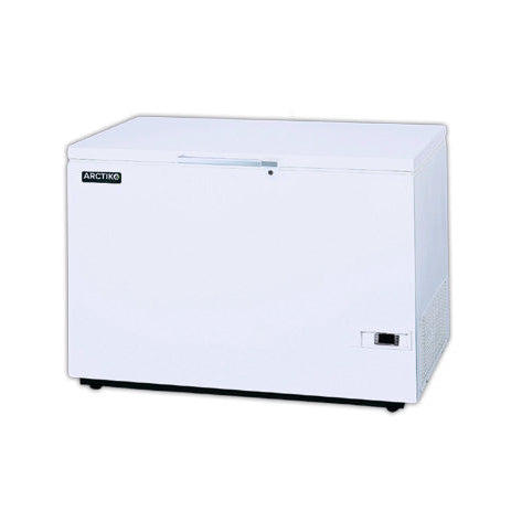 White Arctiko SF 500 Large Lab Chest Freezer High-Capacity Low Temperature, Precise -60°C to -30°C Storage for Laboratories and Research
