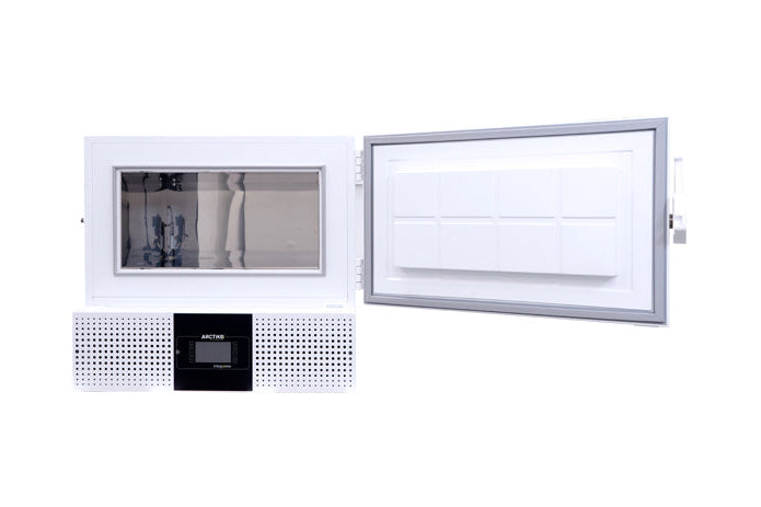 Arctiko Compact Benchtop Medical and Laboratory Freezer Single Compressor Cooling for Reliable, Energy-Efficient Sample Storage with Open Door