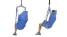Arjo Amputee Loop Hammock Sling Right Leg Back View Showing Rear Support