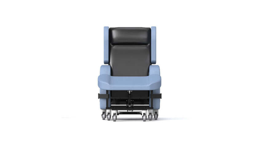 Arjo Atlanta Therapeutic Chair With Legrest Front View