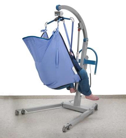 Arjo Bariatric Loop Comfort Sling In Use By Patient Back View For Transfer