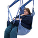 Arjo Bariatric Loop Sling Hammock Style Divided Leg Support Front Angle View