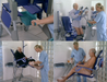 Arjo Carino Shower And Hygiene Chair With Patient And Caregiver In Multiple Position And Uses View