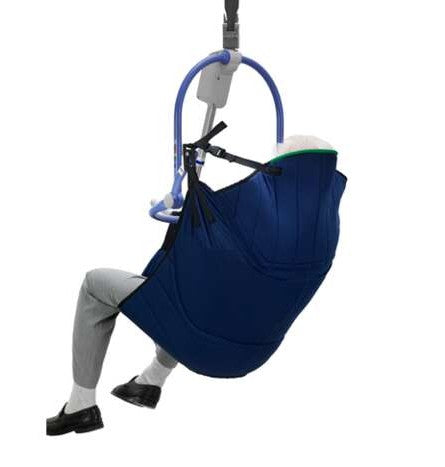 Arjo Clip Comfort Sling With Padded Legs, Back View
