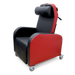 Arjo Dublin Powered Tilt-in-Space Recliner Chair in a Fully Upright Position