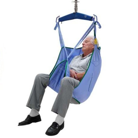 Arjo Loop Sling Padded Leg Support For Patient Transfer Side View Suspension System