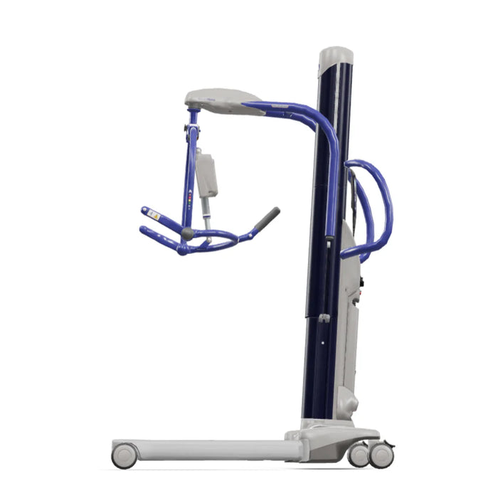Side Profile Of An Arjo Maxi Move Mobile Patient Lift.