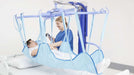 Arjo Maxi Move Patient Lift With Patient And Caregiver Bed Transfer View