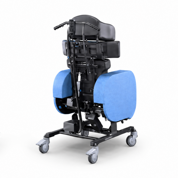 Back View Of Arjo Phoenix Petite Therapeutic Seating Chair With Hand Controller