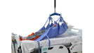 Arjo Loop Repositioning Sling In Use With Patient And Lift