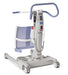Arjo Sara Flex Sit To Stand Lift Carers Front View Showing Controls And Operation