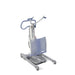 Arjo Sara Flex Sit To Stand Lift Patients Front Side View Demonstrating Comfort And Support