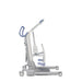 Arjo Sara Flex Sit To Stand Lift Side View Showing Full Profile And Base Dimensions