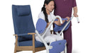 Sara Stedy Compact Patient Transfer From Chair View Demonstrating Carer Assisted Standing