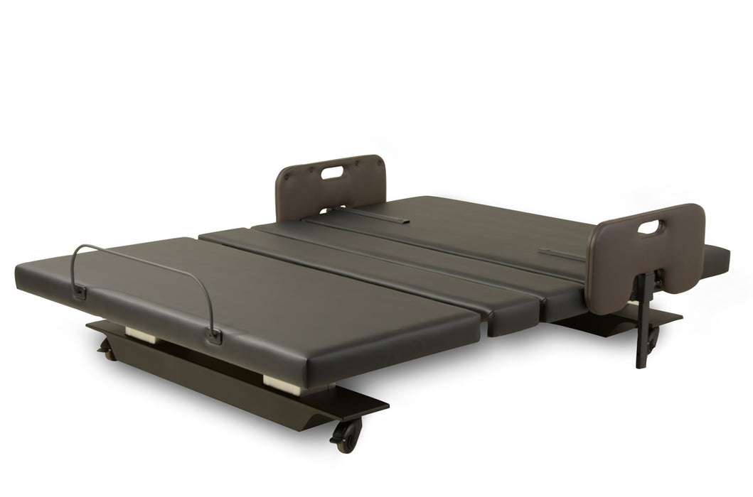Assured Comfort Hi Low Adjustable Bed Mobile Series Frame Only Fully Flat Position Assist Rail Adaptive View
