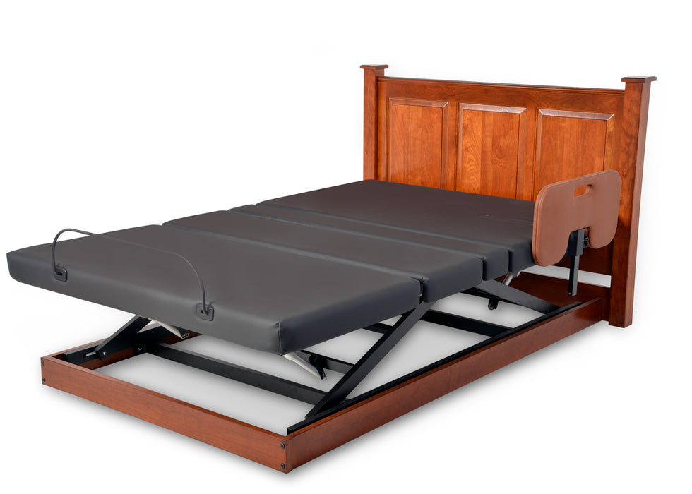 Assured Comfort Hi Low Adjustable Bed Platform Series Raised Panel In High Position Flat Articulation View