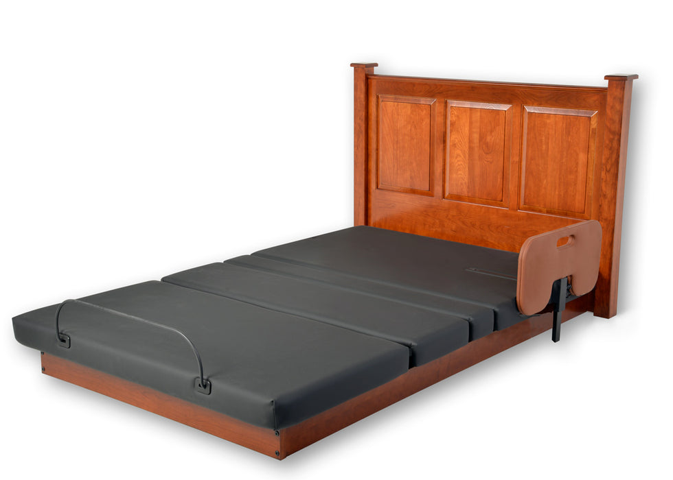 Assured Comfort Hi Low Adjustable Bed Platform Series Raised Panel In Low Position Flat Articulation View