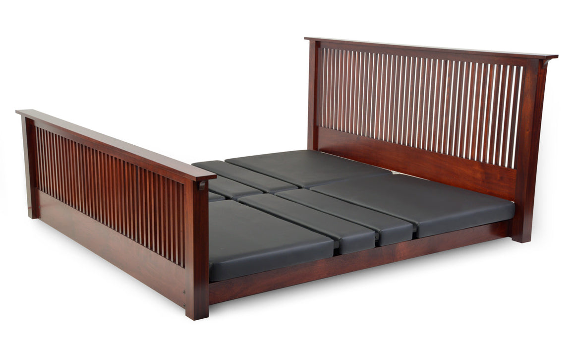 Assured Comfort Hi Low Adjustable Bed Platform Series Split King Mission Style Both In Low Position And Low Articulation