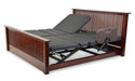 Assured Comfort Hi Low Adjustable Bed Platform Series Split King Mission Style In High Position One Raised Head Flat Articulation