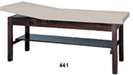 Sturdy Bailey 2" Premium Upholstered Treatment Table Adjustable Therapy and Rehab Table with Storage for Patient Comfort