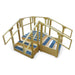 High Quality Bailey 36" ADA Convertible Training Stairs for Therapy and Rehabilitation Centers with Dual Handrails