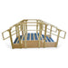 Side Profile Bailey 36" ADA Convertible Training Stairs for Therapy and Rehabilitation Centers with Dual Handrails