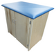 Durable Bailey 36" Fully Enclosed Bailey Cabinet Taping Table with Double Doors Compact Athletic Taping Station with Built-In Storage