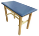 Sturdy Bailey 36-Inch Standard Upholstered H-Brace Athletic Taping Table with Storage Cabinet and Shelves for Sports Medicine Clinics and Training Rooms