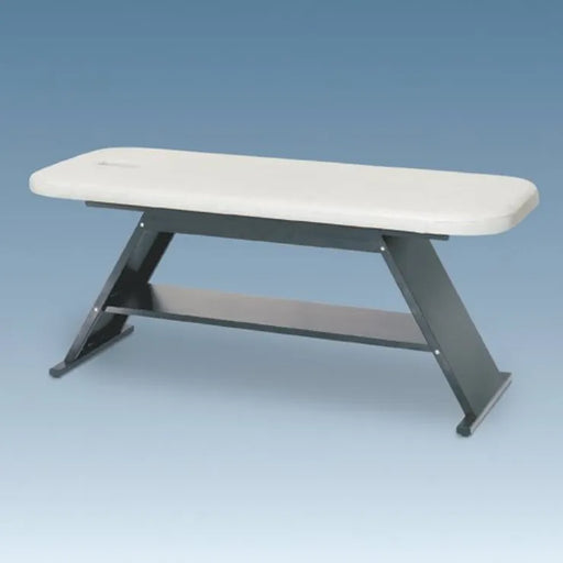 White Bailey 4500 Series Steel Treatment Tables Durable Bariatric and Heavy-Duty Therapy Tables for Medical and Rehabilitation Use