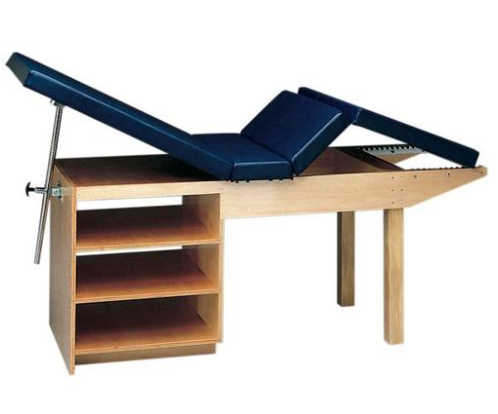 High Quality Bailey Adjustable Back and Knee Gatch Treatment Table for Rehabilitation and Athletic Training