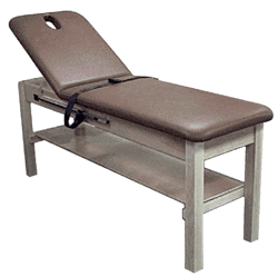 Side View Bailey Back Extension Treatment Table for Manual Therapy Adjustable Backrest, Narrow Design for Low Back, Neck and Extremity Treatment