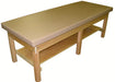 Heavy Duty Bailey Bariatric Treatment Table with Plain Shelf Durable, Spacious Therapy Table for Medical and Wellness Clinics