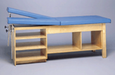 High Quality Bailey Double Adjustable Legrest Treatment Table Durable Physical Therapy and Diagnostic Exam Table