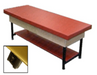 Durable Bailey Economy Electric Hi-Lo Treatment Table Model w/ Upholstered Affordable Adjustable Therapy Table with Upholstered Shelf