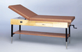Comfortable Bailey Economy Hi-Lo Manual Treatment Table with 1" Upholstered Top Durable Vinyl for Physical Therapy, Chiropractic, and Rehab Clinics