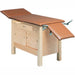 Durable Bailey Exam Table with Enclosed Cabinet, Sliding Doors and Storage Drawer for Small Clinics