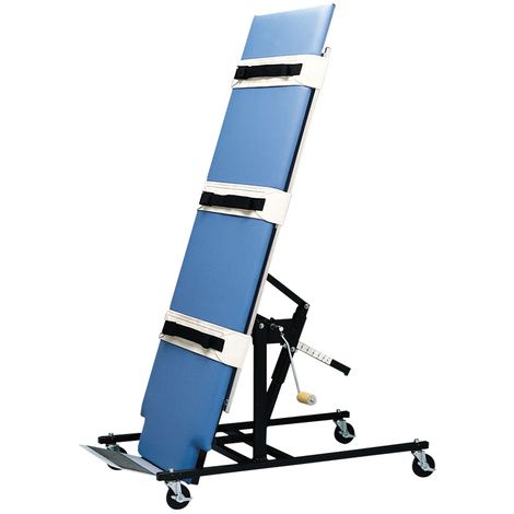 Reliable Bailey Manual Tilt Table for Rehabilitation Clinics Heavy-Duty Adjustable Therapy Tilt Table for Hospitals and Physical Therapy Facilities 
