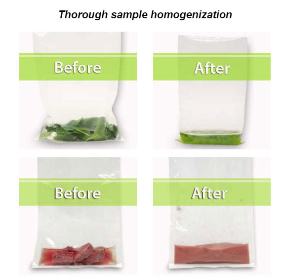 BenchMark Industrial BenchMasher 400 Sample Homogenization View