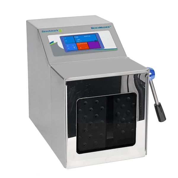 BenchMark Industrial BenchMasher 400 With Door And Touchscreen Control Panel View