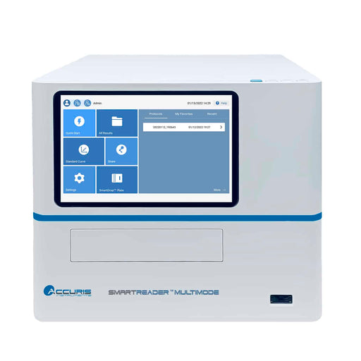 Benchmark Scientific Accuris SmartReader Multimode Microplate Reader Sample Drawer And USB Port View
