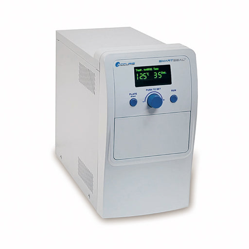Benchmark Scientific Accuris SmartSeal Semi Automated Microplate Sealer Control Panel Display View Closed View