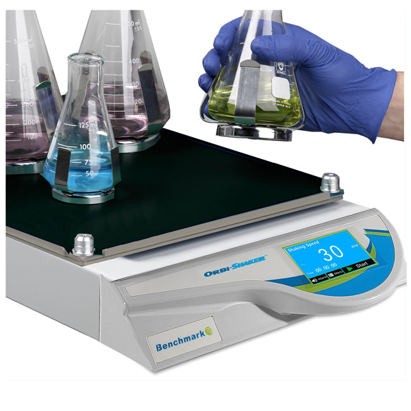 Benchmark Scientific BT3001 Orbi Shaker With Touch Screen Display And Rubber Mat Platform 13x12 Platform View