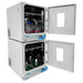 Benchmark Scientific H3022 Incu Shaker 20LR Refrigerated With Laboratory Glassware And Flask Clamps Inside Open Door View
