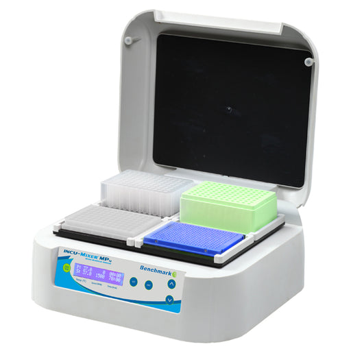 Benchmark Scientific H6004 Incu Mixer MP Heated Microplate Vortexer Series With Microplates View