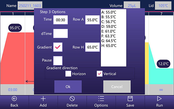Benchmark Scientific TC 96 Turbo 2D Gradient Thermal Cycler LED Touchscreen Display View