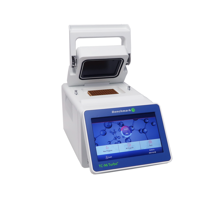 Benchmark Scientific TC 96 Turbo 2D Gradient Thermal Cycler Open Lid Side Closer View